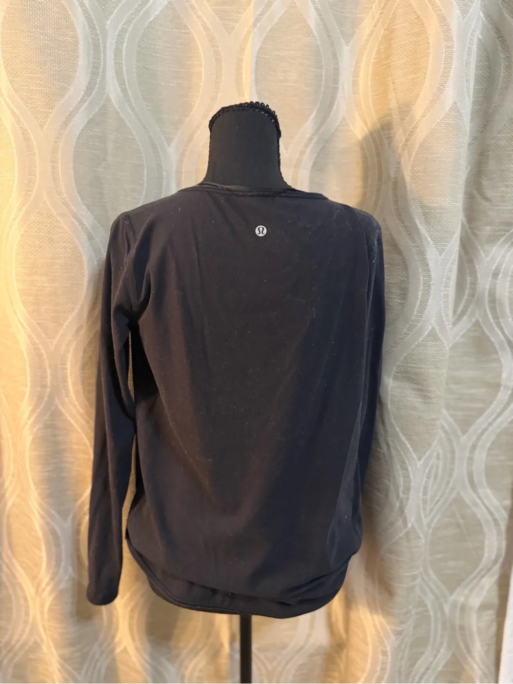 Lululemon Women's Navy Long-Sleeve Surplice Top